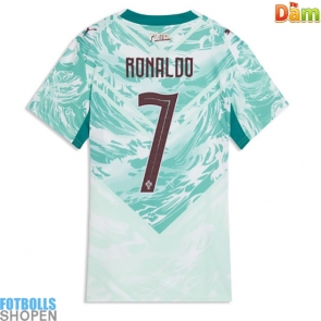 Billiga Portugal Cristiano Ronaldo #7 Bortatröja Dam VM 2026 Kortärmad